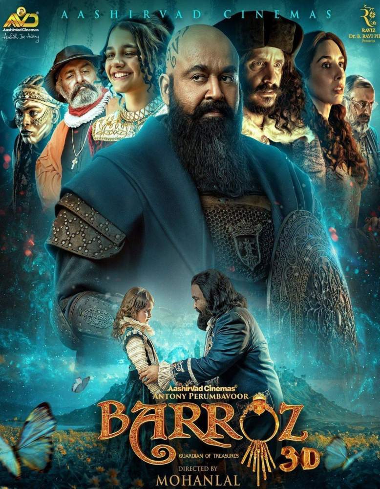 Free Barroz – Guardian of Treasures (2024) (Hindi + Malayalam) Dual Audio UnCut South Movie HD ESub